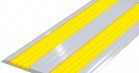 Накладка комбинированная желтая для маркировки  ступени 92x7мм - Доступная среда