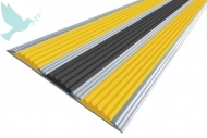 Накладка комбинированная желтая для маркировки ступени 100мм - Доступная среда