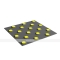 Плитка тактильная контрастная из полиуретана, со сменными рифами (непреодолимое препятствие, конусы шахматные) на самоклеящейся основе ГОСТ - Доступная среда