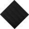 Тактильная плитка полиуретан, цвет черный, 500x500 мм - Доступная среда